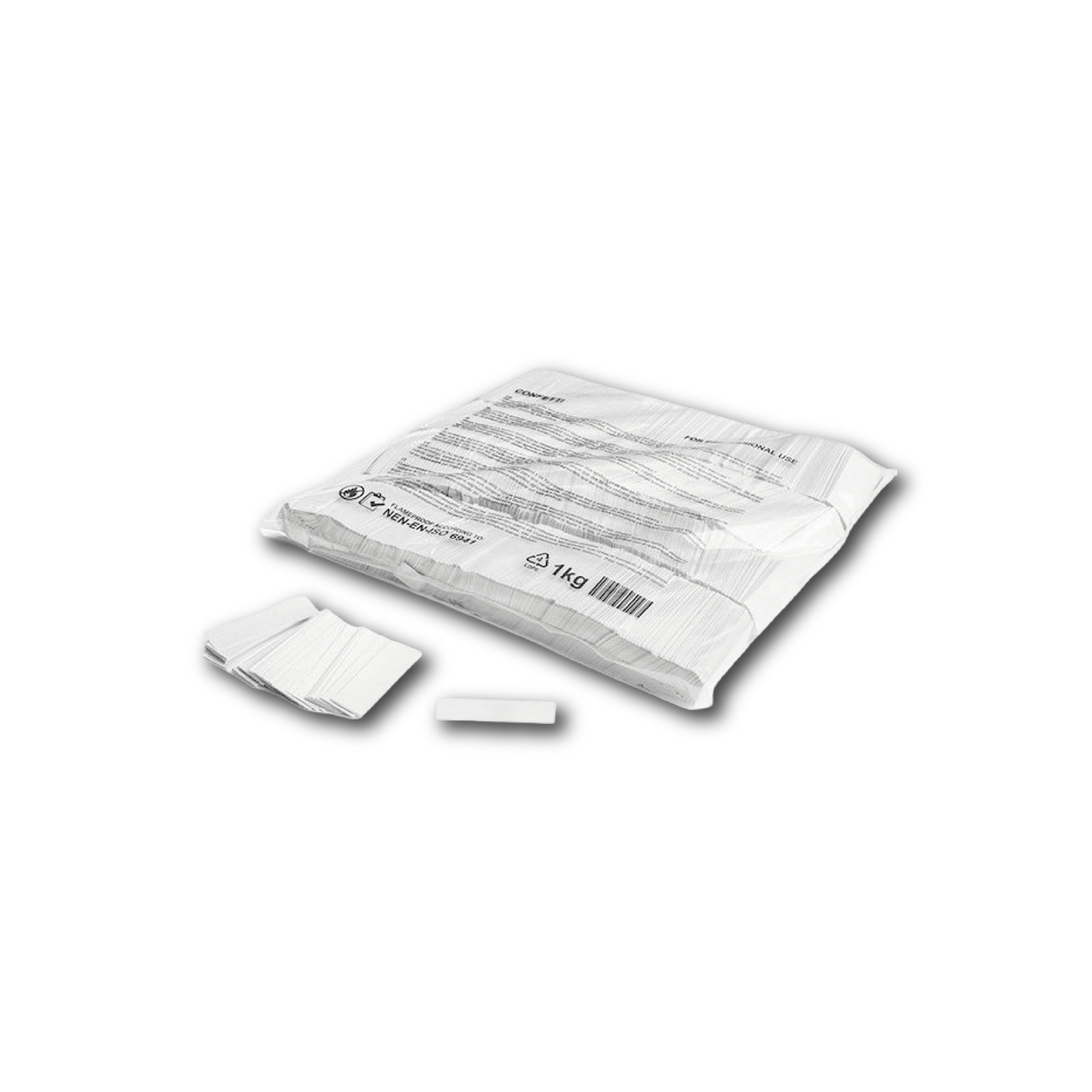 Coriandoli confetti 1kg bianchi